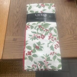 Set of 3 Kitchen Towels by Ralph Lauren NWT